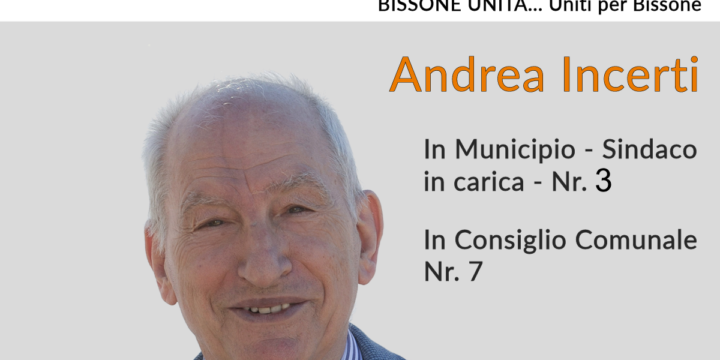 Andrea Incerti Lista No. 2 Candidato Municipio No. 3